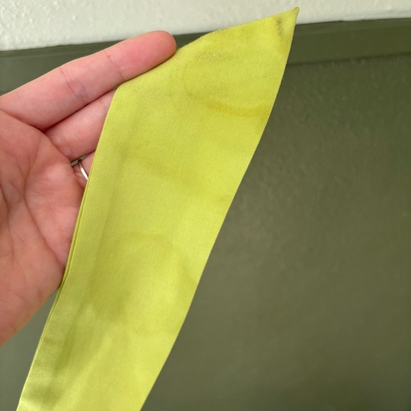 Paige Desorbo The Drop Lime Green Wrap Dress Size M - Picture 8 of 14